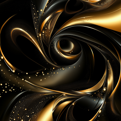 Abstract Gold Design