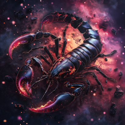 Hyper Realistic Scorpio Season Design