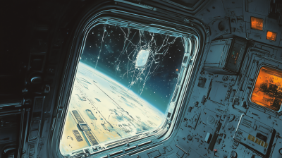 Crack in the Spacecraft Window