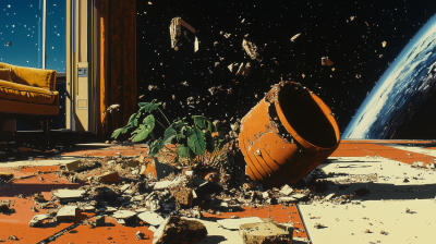 Shattered Plant Pot