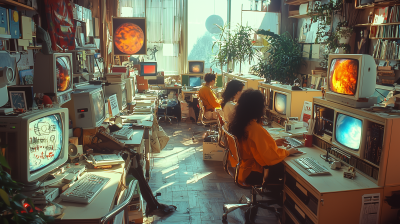 Retro Cinematic Still