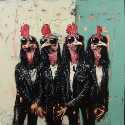 Ramones with Turkey Heads