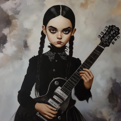 Wednesday Addams Celebrates