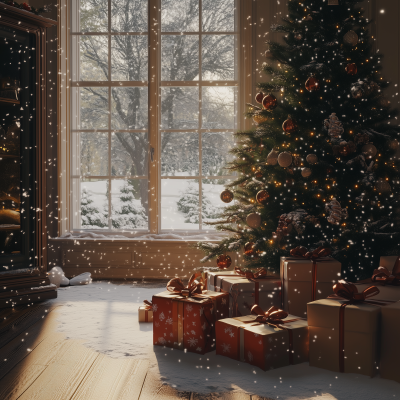 Cozy Christmas Scene