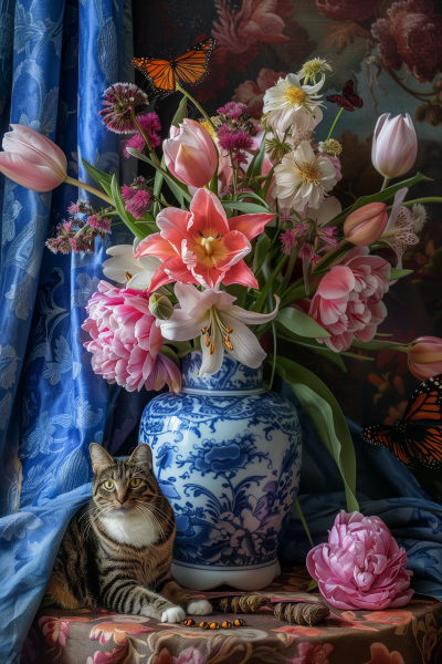 Mysterious Floral Still Life