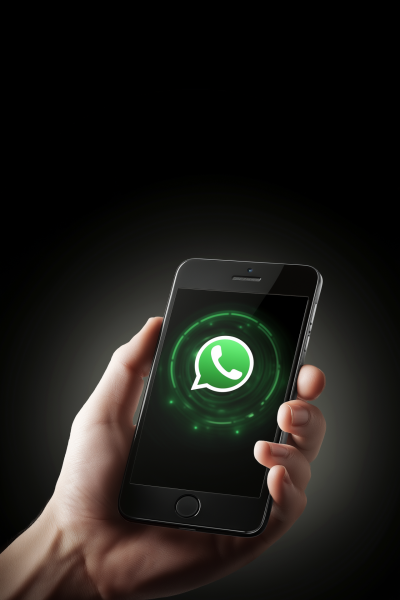 Mobile Phone with WhatsApp Channel