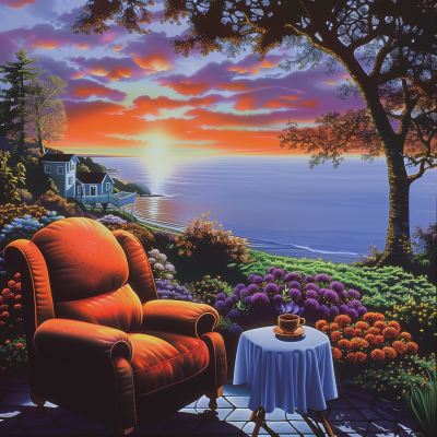 Relaxing Lounge Scene