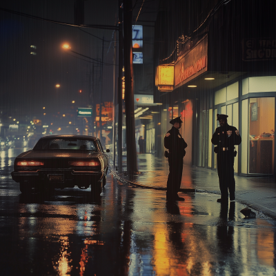 Rainy Night in Los Angeles