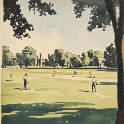 Dulwich Cricket Field 1925
