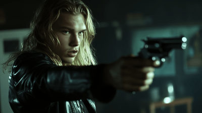 Young Man with Revolver