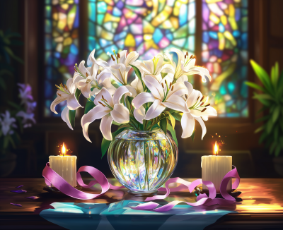 Easter Lilies Arrangement