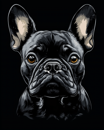 Friendly French Bulldog Vector