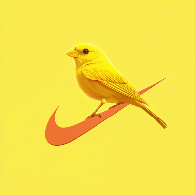 Canary on Swoosh