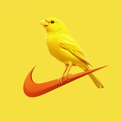 Yellow Canary on Swoosh