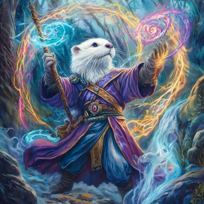 The Enchanted Otter Wizard
