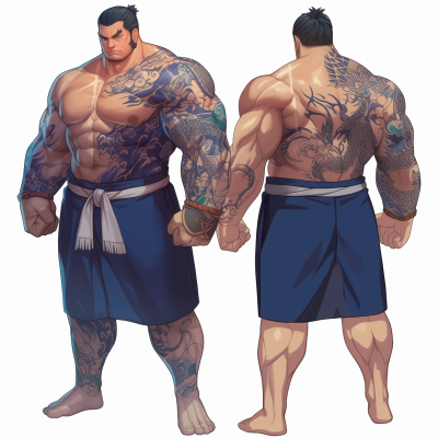 Anime Sumo Wrestler