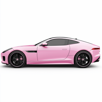 Modern Pink Jaguar