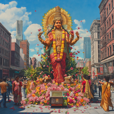 Goddess Lakshmi in New York