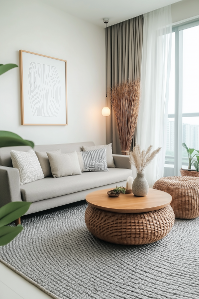 Stylish Minimalist Living Space