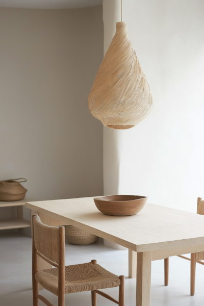 Minimalist Scandinavian Dining Room