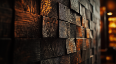 Sculptural Wall Decor in Steakhouse