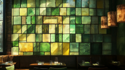 Colorful Glass Installations