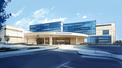 Modern Hospital Blueprint