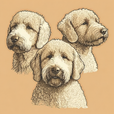 Three Golden Doodles