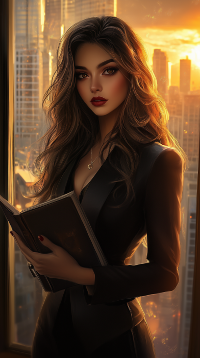 Elegant Woman by the Window