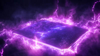 Futuristic Purple Tablet