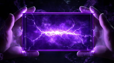 Futuristic Purple Tablet