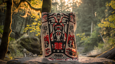 Bold Native American Silk Scarf