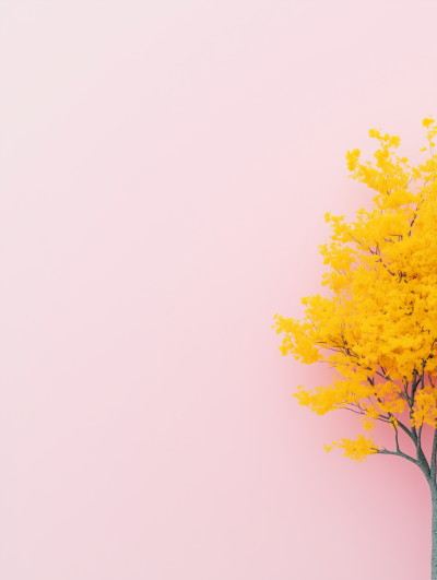 Minimalist Ginkgo Trees