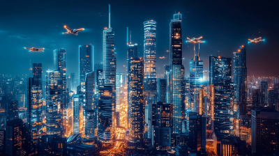 Futuristic City Skyline