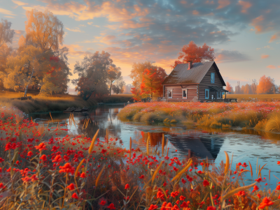 Serene Autumn Landscape