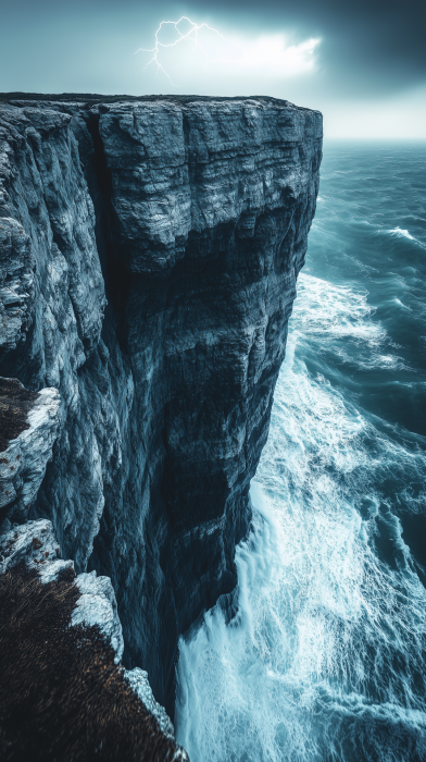 Overcast Cliffside
