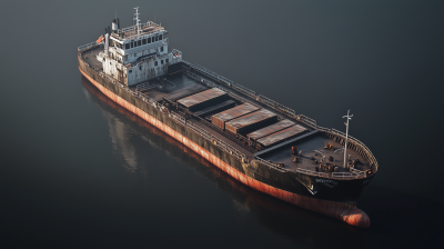 Container Ship at Sea