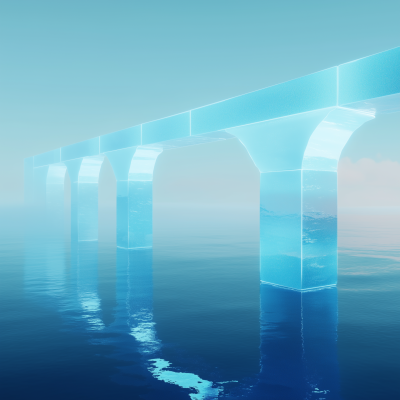 Futuristic Minimalist Bridge
