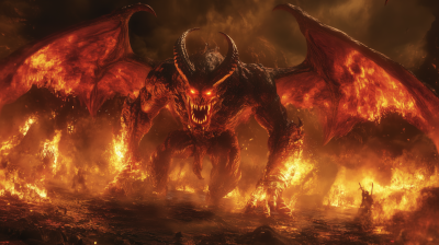 Demon Battle in Hell