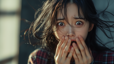 Surprised Japanese Woman