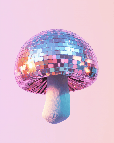 Disco Ball Mushroom