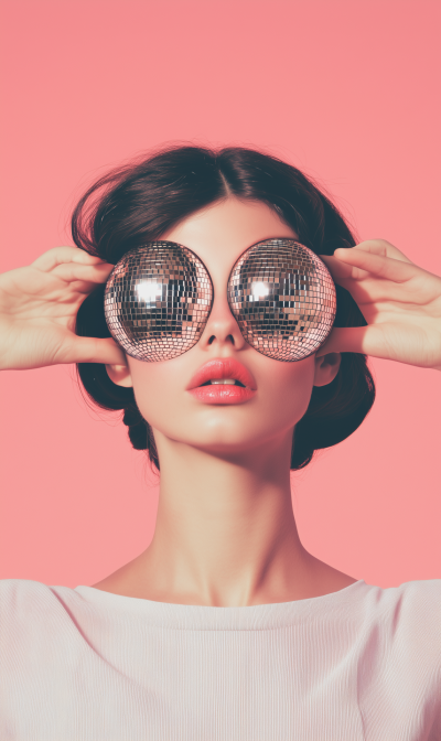 Surreal Disco Woman