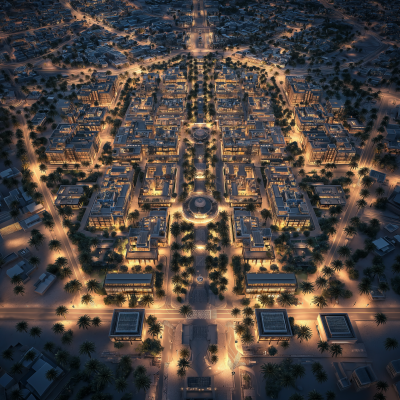 Masterplan of New Downtown Sakaka