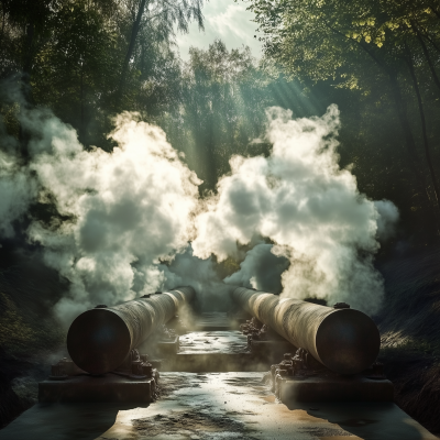 Steam Pipes in the Forest