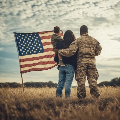 Veteran Family Portrait