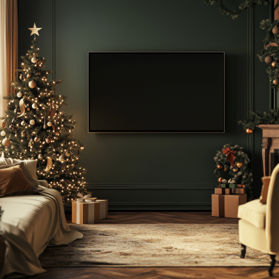 Cozy Christmas Living Room
