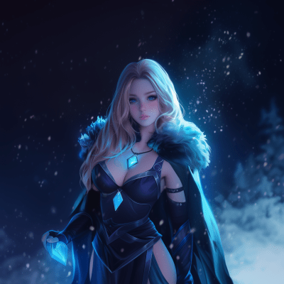 Crystal Maiden Artwork