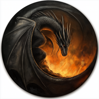 Dragon in a Circle