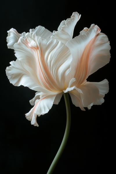 White Parrot Tulip