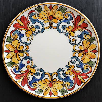 Sicilian Pattern Plate Design